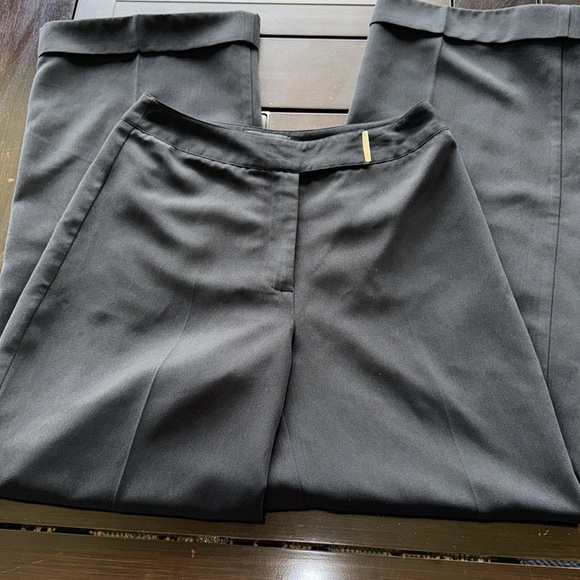 Metrostyle Black Wide Leg Trousers Tailored Fully Lined Size 6 - Picture 8 of 9